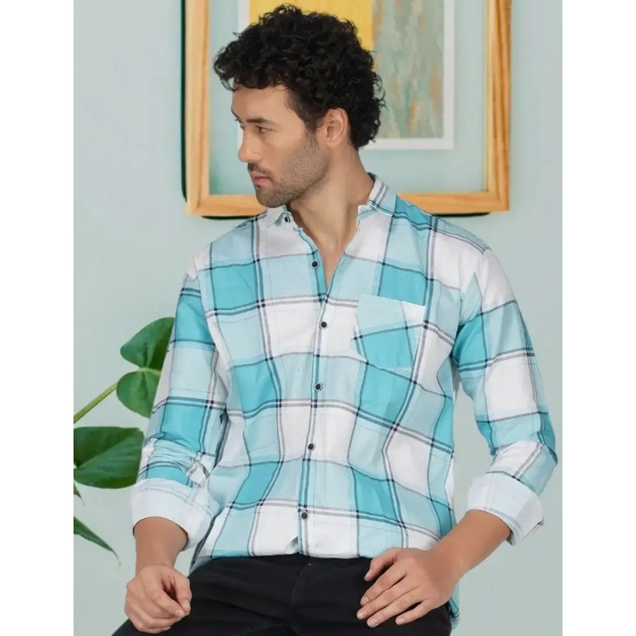 Stylish Cotton Long Sleeves Casual Shirts For Men