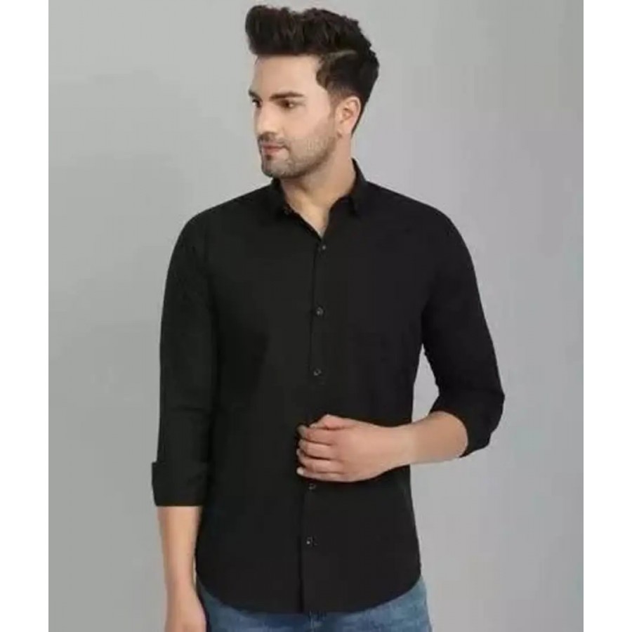 Stylish Cotton Long Sleeves Shirt For Men