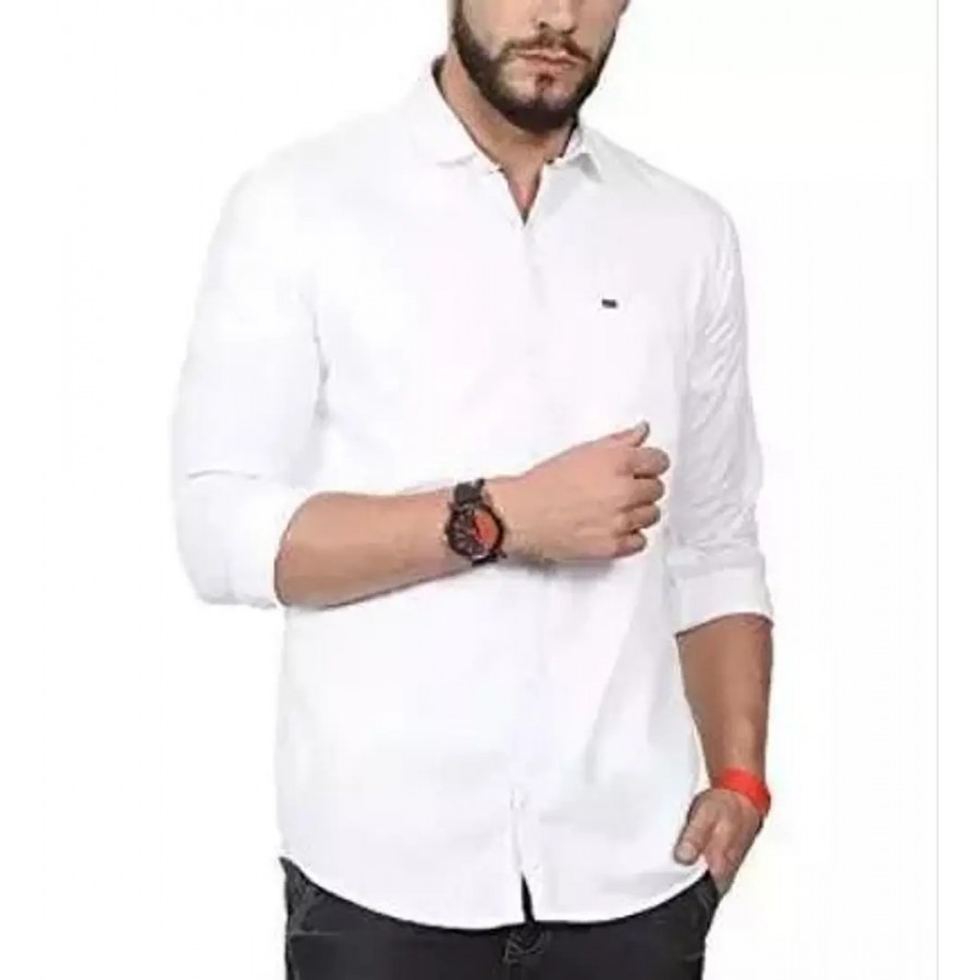 Stylish Cotton Long Sleeves Shirt For Men