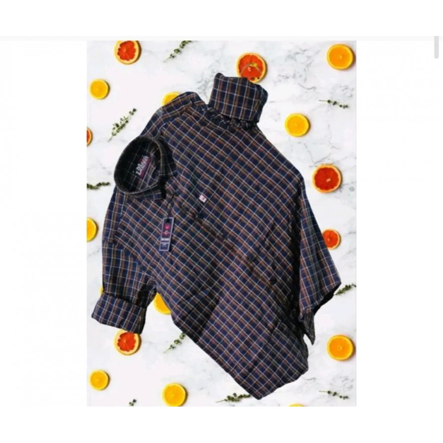 Stylish Cotton Multicoloured Checked Long Sleeves Casual Shirt For Men