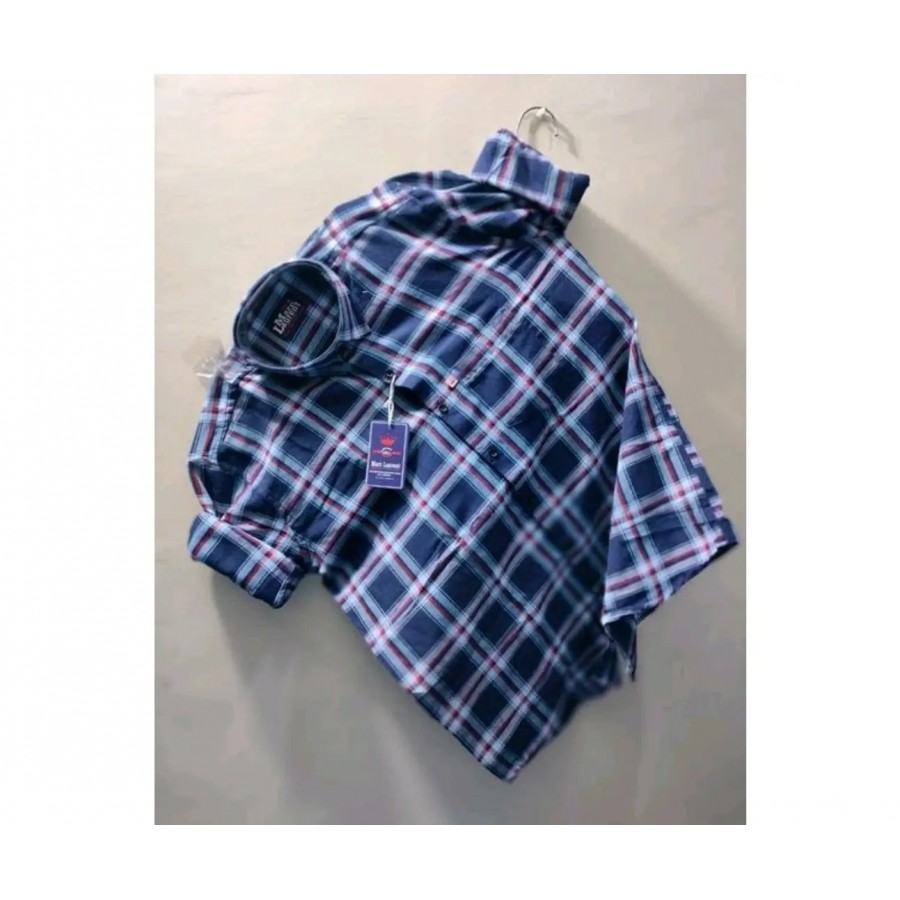 Stylish Cotton Multicoloured Checked Long Sleeves Casual Shirt For Men