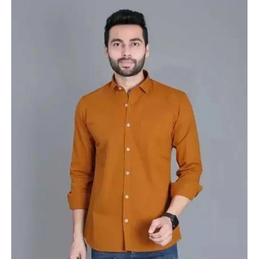 Stylish Cotton Regular Fit Casual Shirt For Men