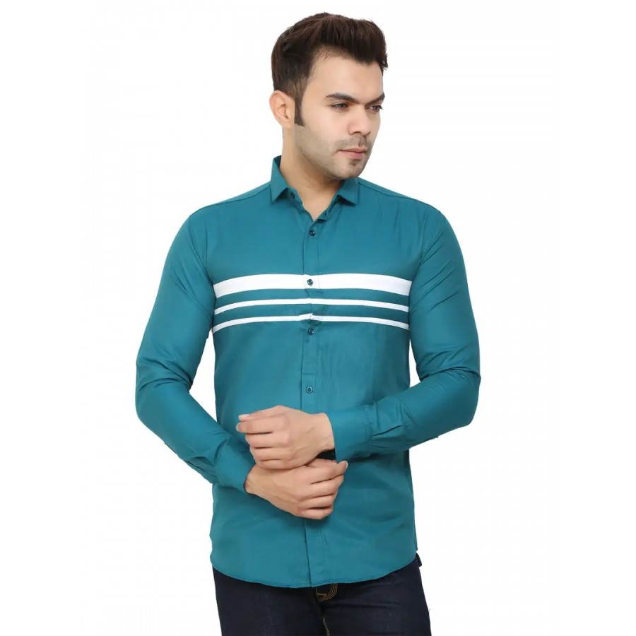 Stylish Fancy Cotton Long Sleeves Casual Shirts For Men