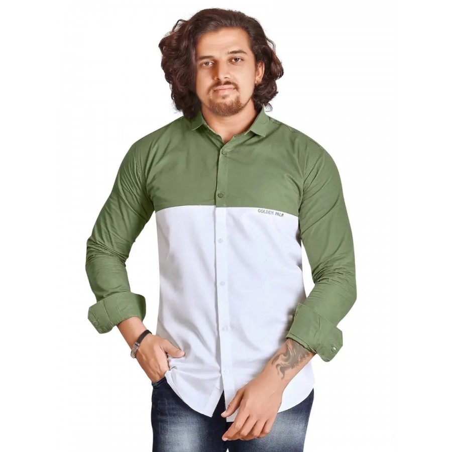 Stylish Fancy Cotton Long Sleeves Casual Shirts For Men