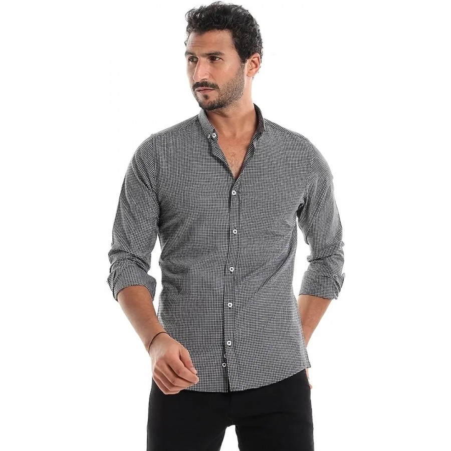 Stylish Fancy Designer Acrylic Regular Fit Long Sleeves Casual Shirts For Men