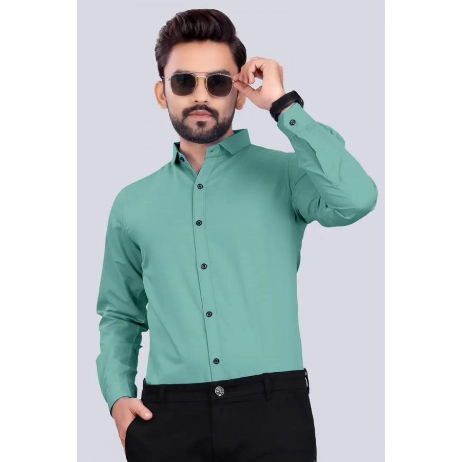 Stylish Men Cotton Blend Full Sleeve Regular Fit Casual Shirt