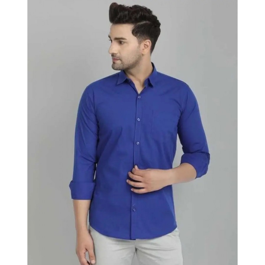 Stylish Men Cotton Regular Fit Casual Shirt