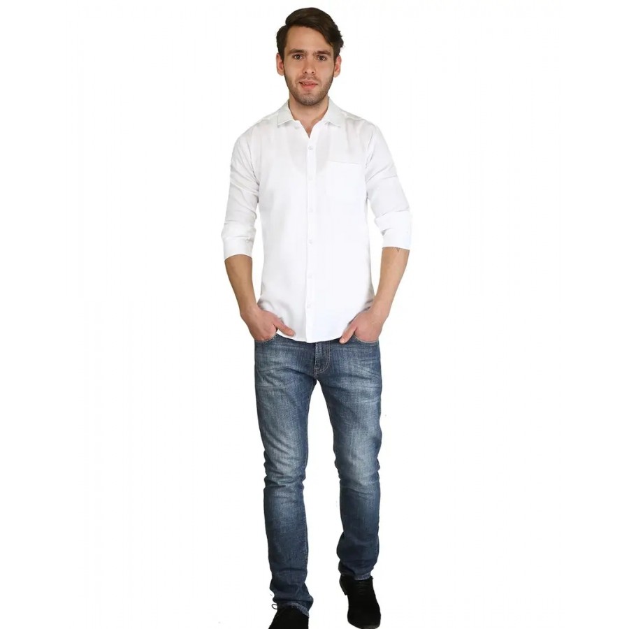 Stylish Men Cotton Regular Fit Casual Shirt