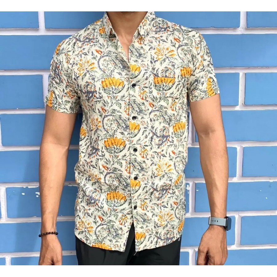 Stylish and Classy Men Rayon Shirt.