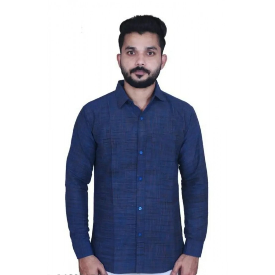 Stylish khadi Cotton Solid Casual Shirts For Men