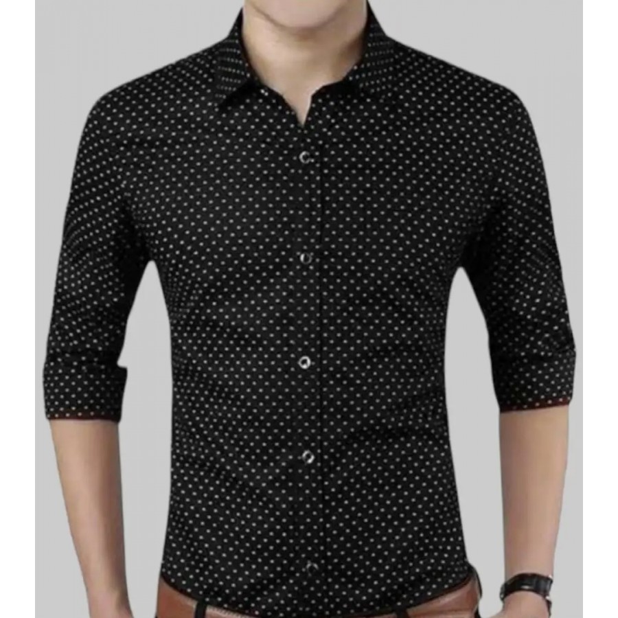 TRENDING DOTTED SHIRT FOR MEN PACK OF 1