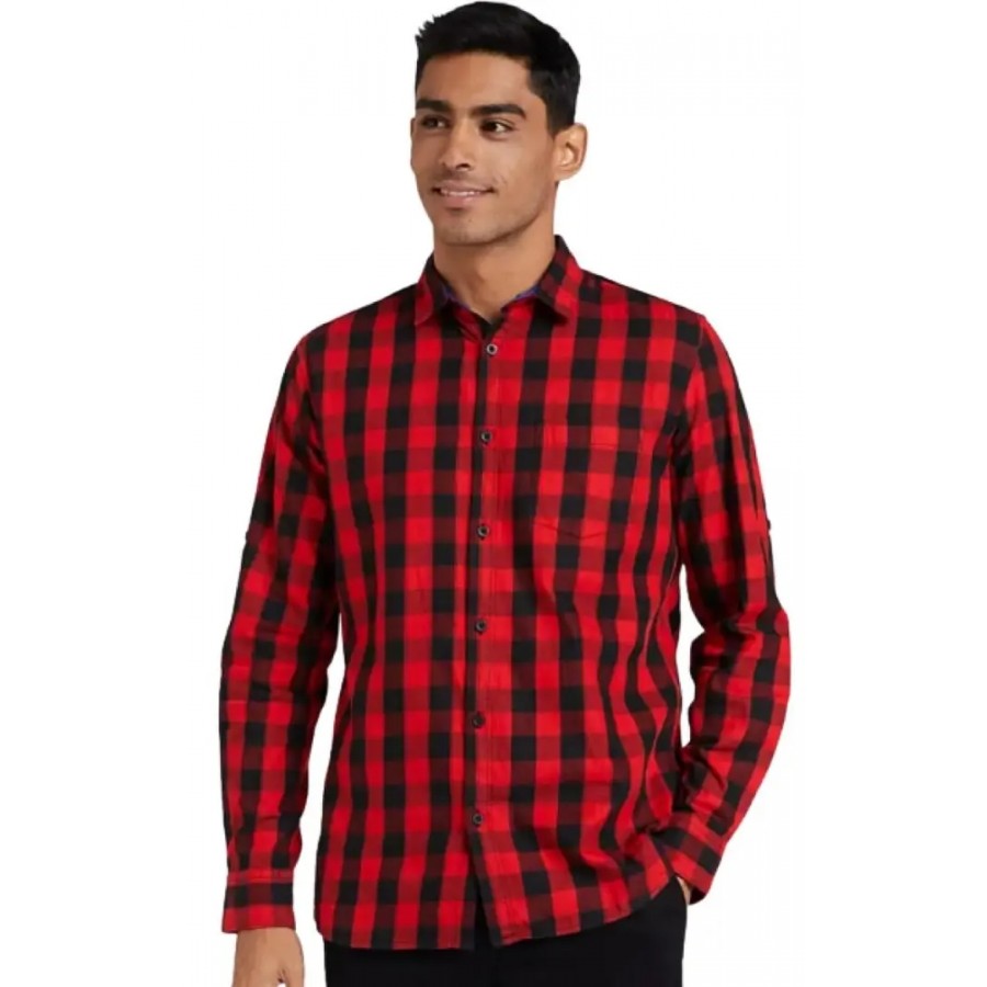 Time Fashion Men's Cotton Full Sleeve Casual Shirt - 009