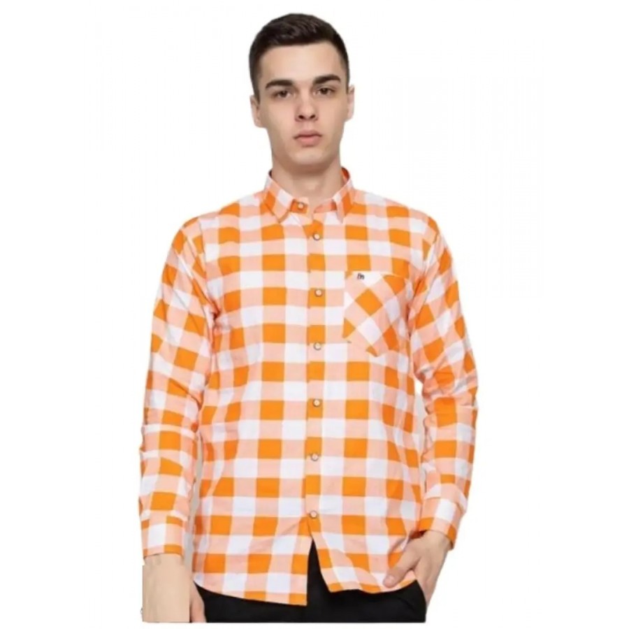 Time Fashion Men's Cotton Full Sleeve Casual Shirt - 009