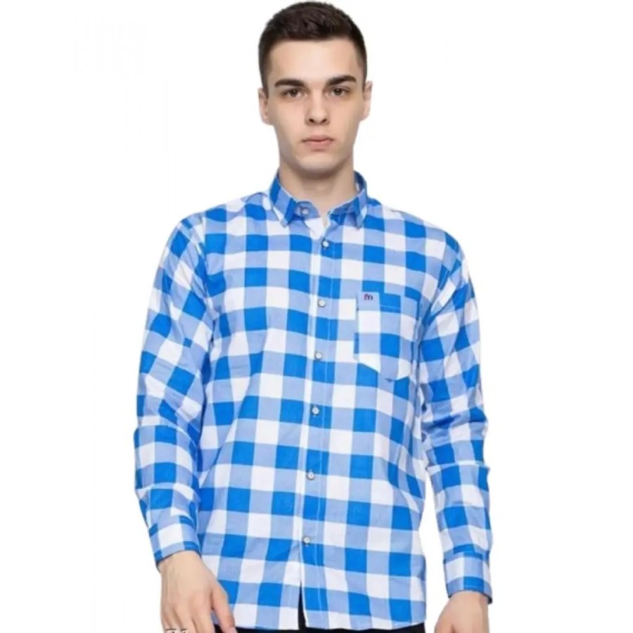 Time Fashion Men's Cotton Full Sleeve Casual Shirt - 009