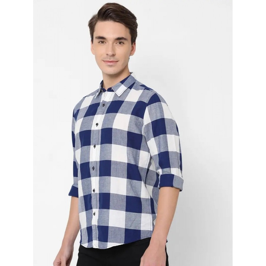 Time Fashion Men's Cotton Full Sleeve Casual Shirt - 020