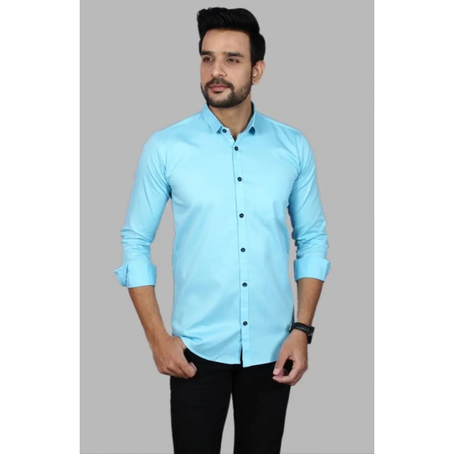 Trendy Cotton Blend Full Sleeve Casual Shirt