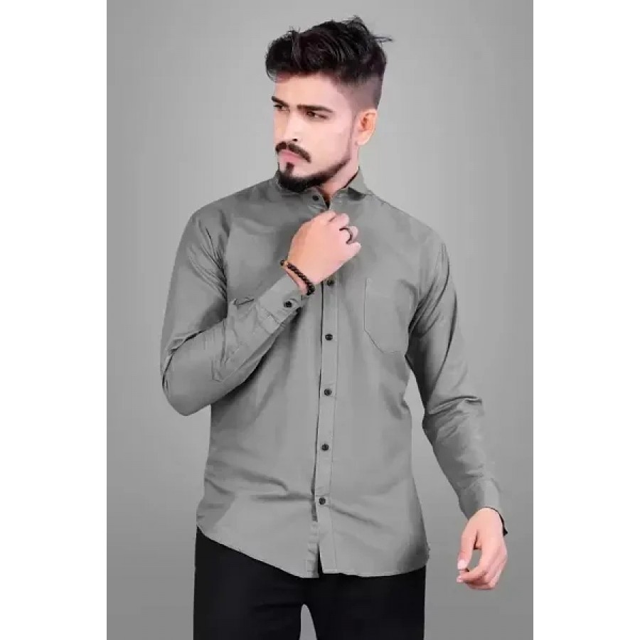 Trendy Cotton Blend Shirt for Men