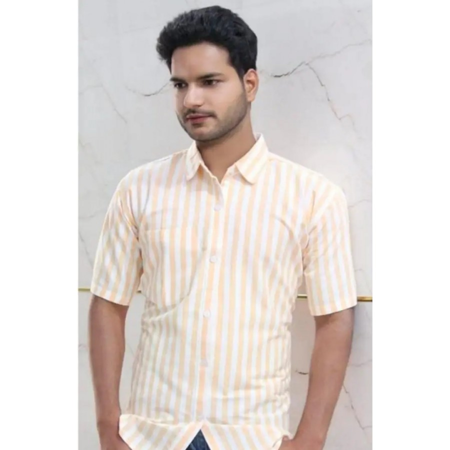 Trendy Cotton Blend Casual Shirts For Men