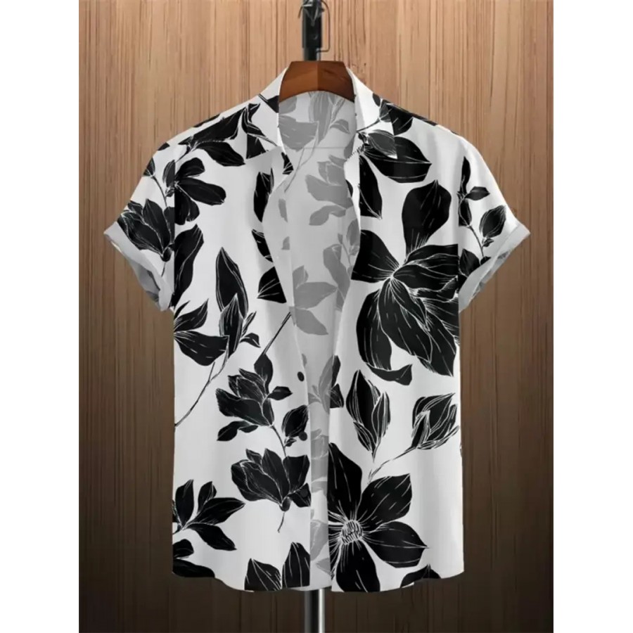 Trendy Cotton Blend Printed Casual Shirts For Men