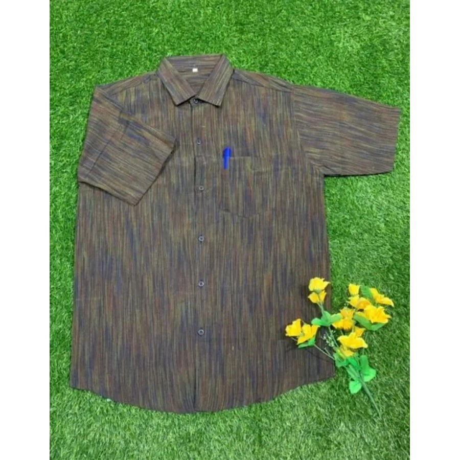 Trendy Men Khadi Cotton Casual Shirt