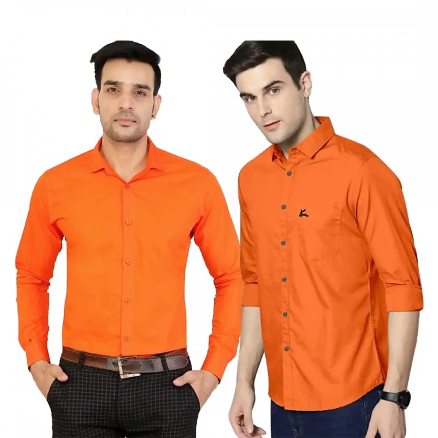 Trendy Wear Beach Style Shirts for Men Combo of 2