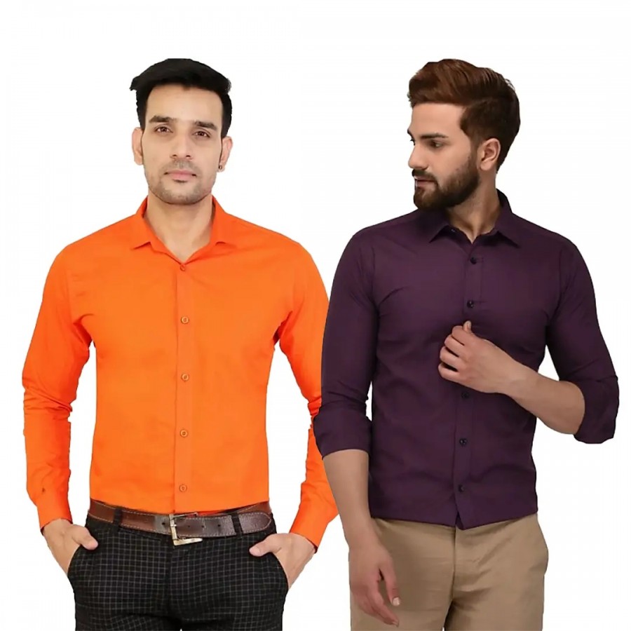 Trendy Wear Beach Style Shirts for Men Combo of 2