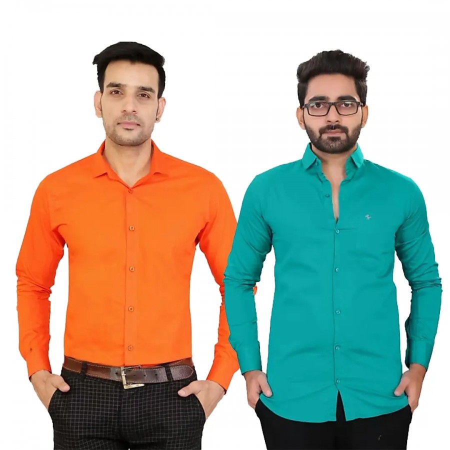 Trendy Wear Beach Style Shirts for Men Combo of 2