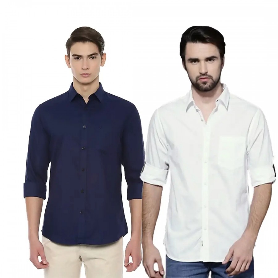 Trendy Wear Beach Style Shirts for Men Combo of 2