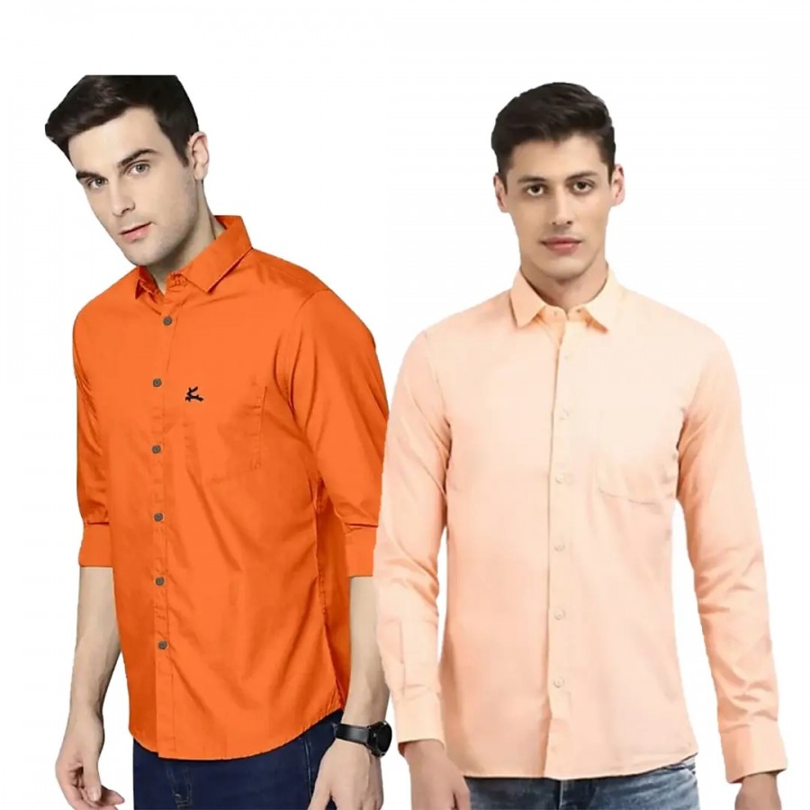 Trendy Wear Beach Style Shirts for Men Combo of 2