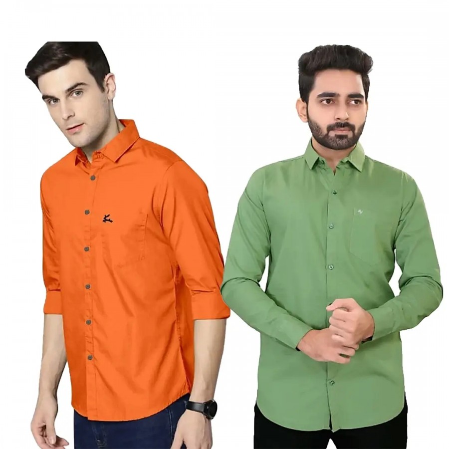 Trendy Wear Beach Style Shirts for Men Combo of 2