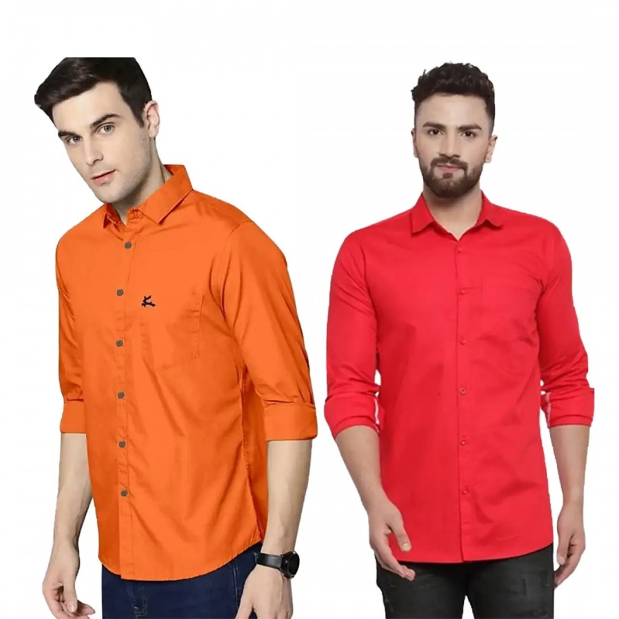 Trendy Wear Beach Style Shirts for Men Combo of 2