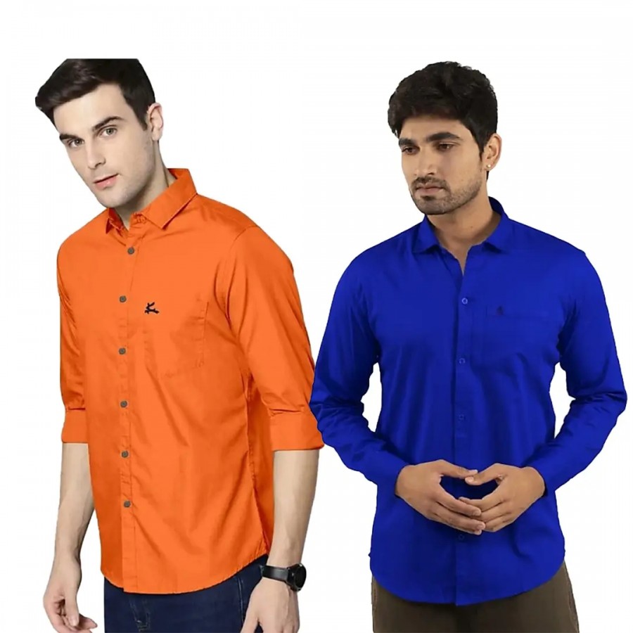 Trendy Wear Beach Style Shirts for Men Combo of 2