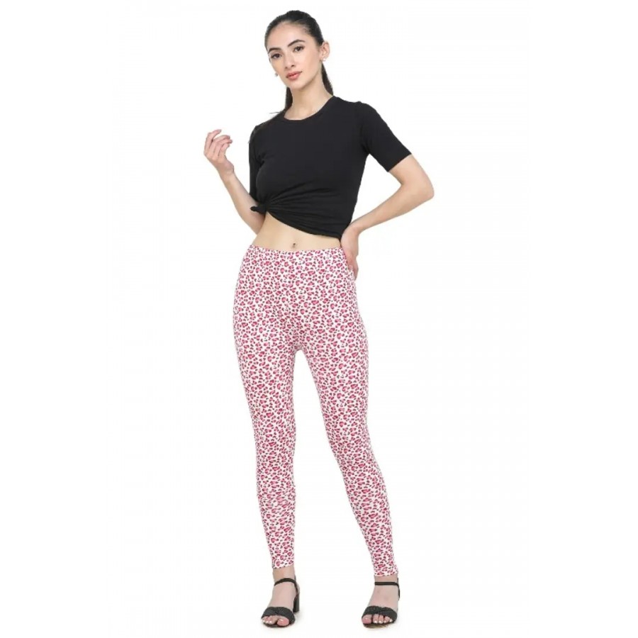 Stylish Printed Party Wear High Ankle Legging