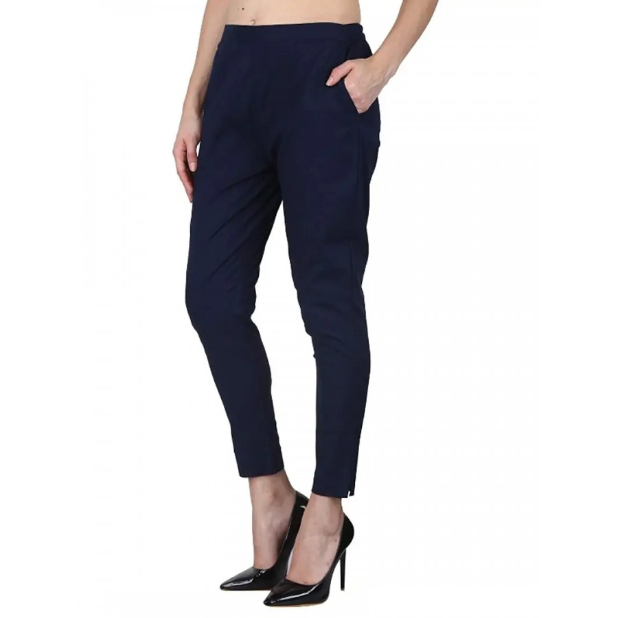 Stylish Rayon Solid Ethnic Pants For Women