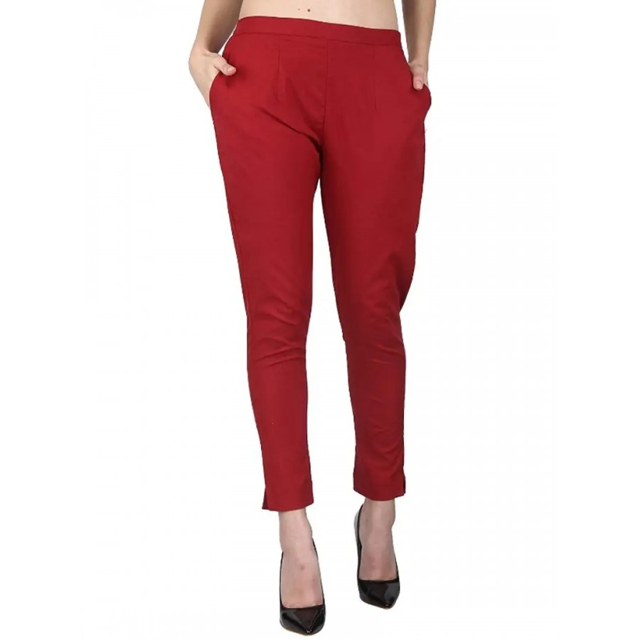 Stylish Rayon Solid Ethnic Pants For Women