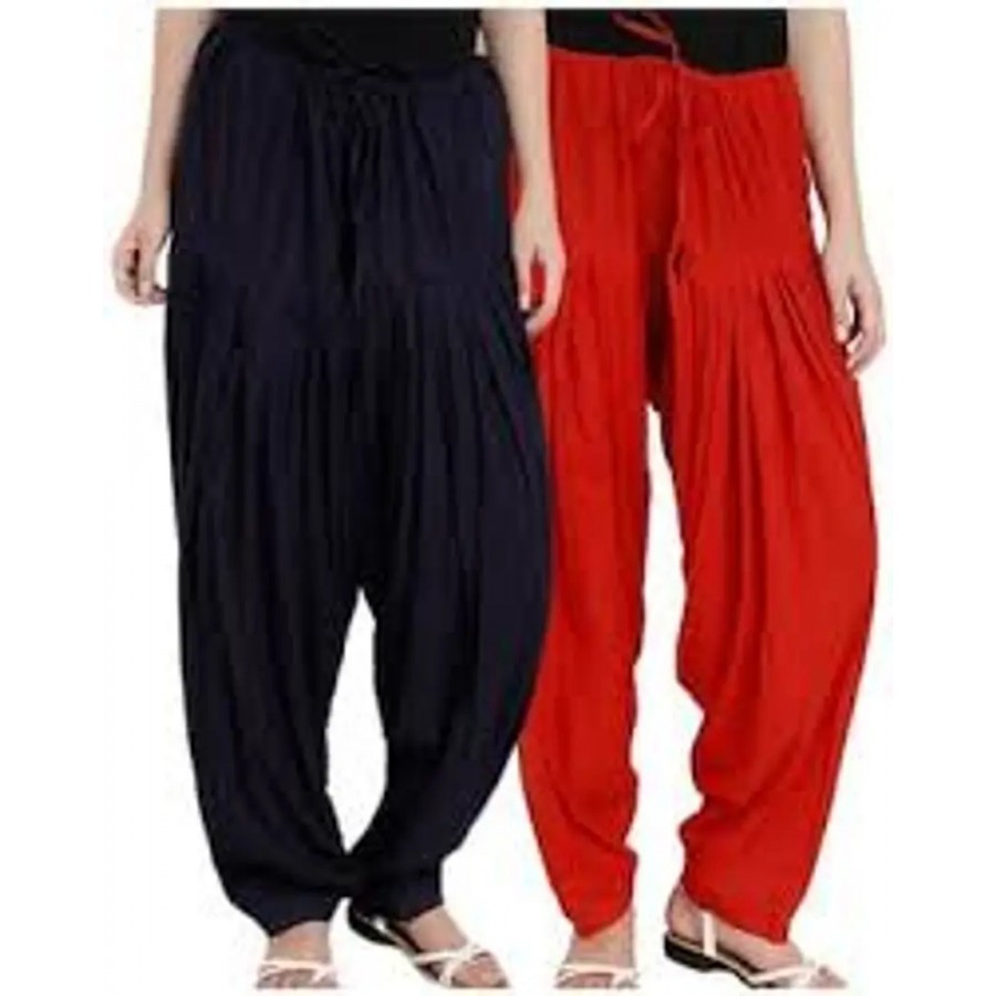 WOMEN COTTON SEMI PATIALA (pack of -2)