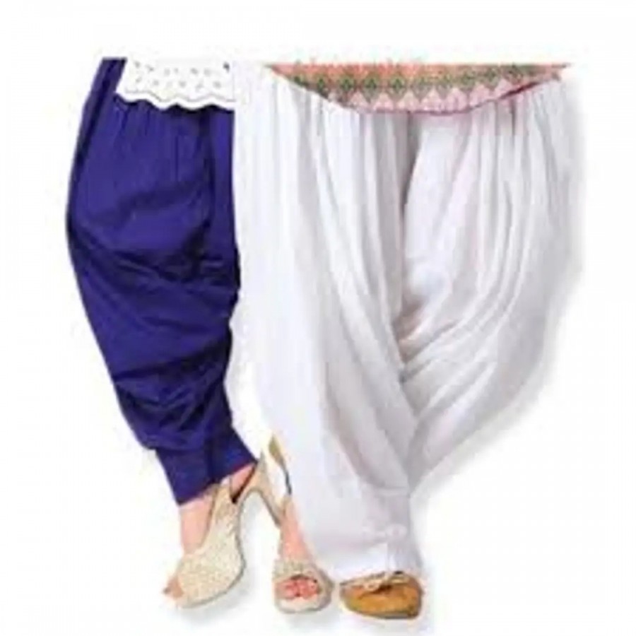 WOMEN COTTON SEMI PATIALA (pack of -2)