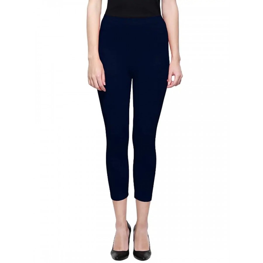 Women Cotton Lycra Wear Ankle Length Legging