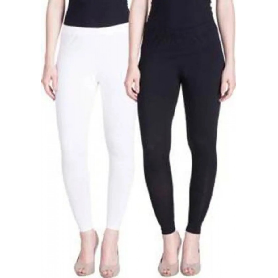 Women Cotton Solid Leggings