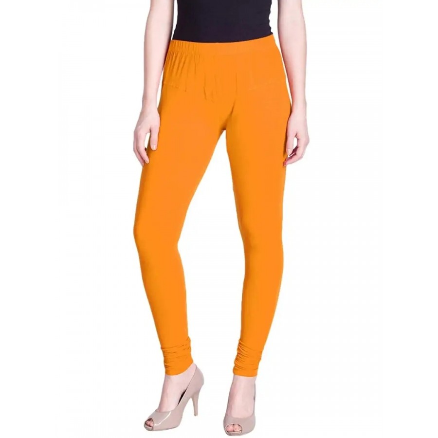 Women's Classic Fit Ruby Style V Cut Legging mustard