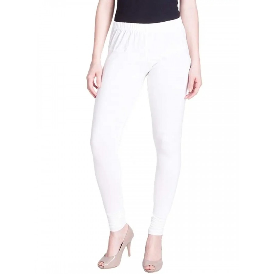 Women's Classic Fit Ruby Style V Cut Legging white