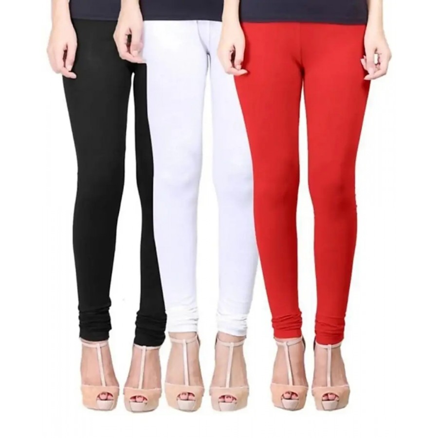 Womens Fashion Wear Legging  Pack Of 3Pcs