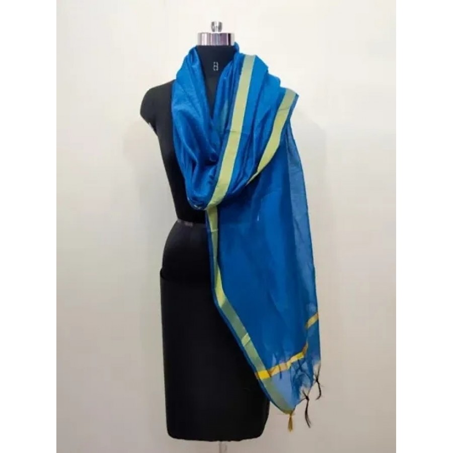 Elegant Designer Chanderi Cotton Dupatta for Women and Girls