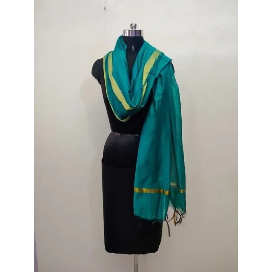 Elegant Designer Chanderi Cotton Dupatta for Women and Girls