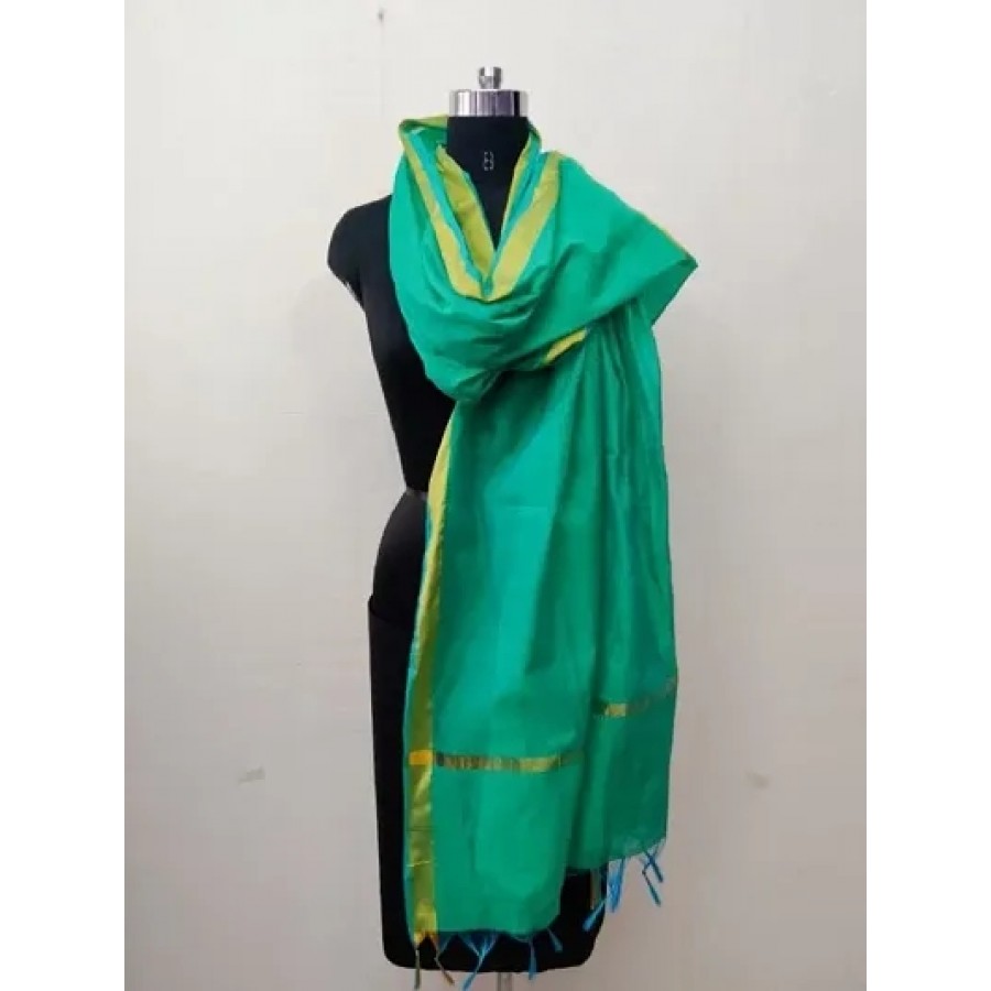 Elegant Designer Chanderi Cotton Dupatta for Women and Girls