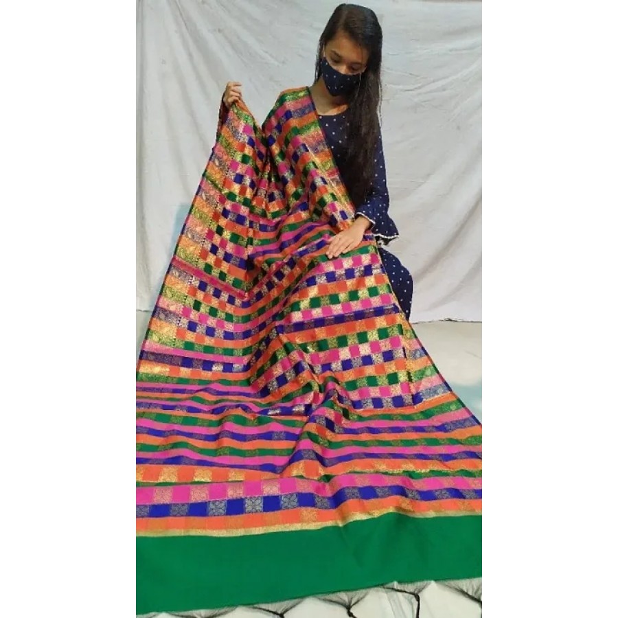 Latest Attractive Cotton Silk Dupatta for Women