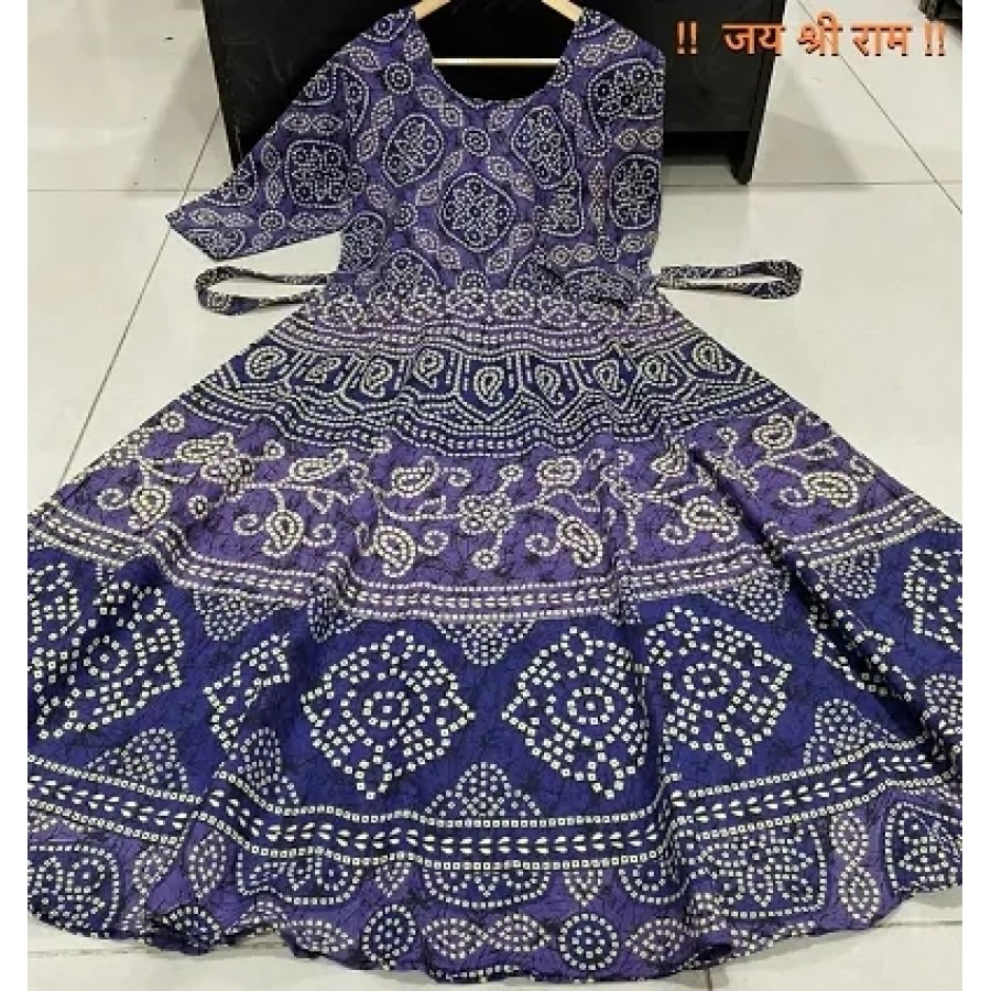 Attractive Cotton  Gown for Women