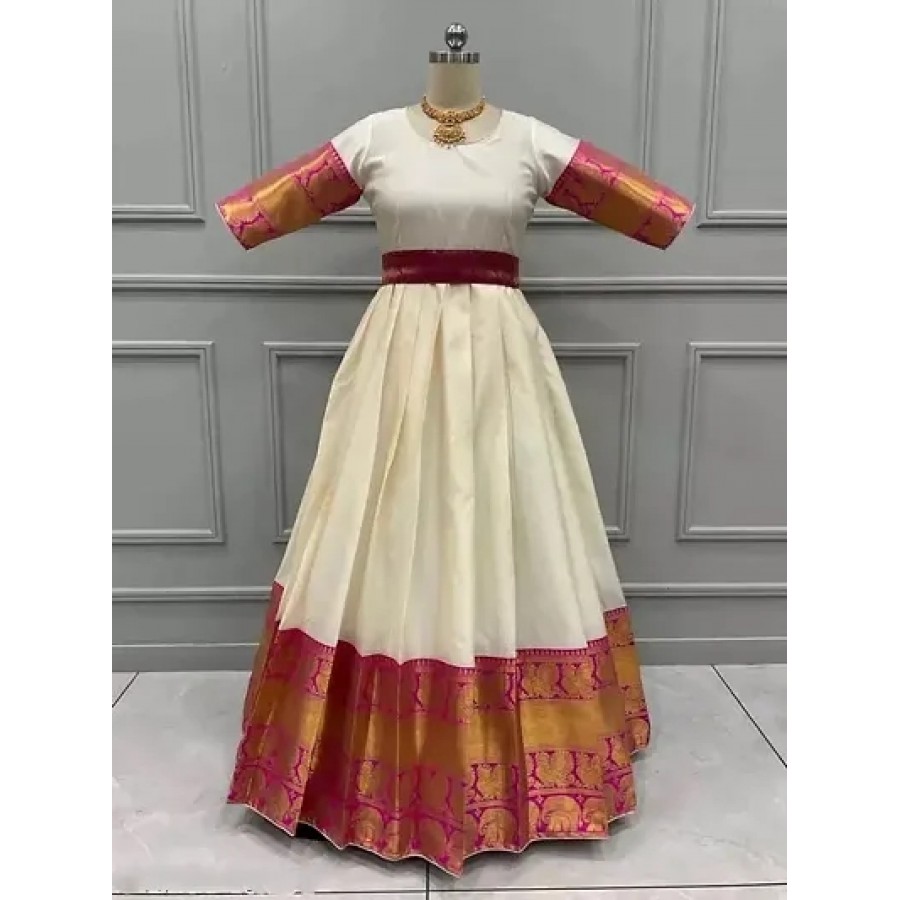 Classic Art Silk Gown for Women