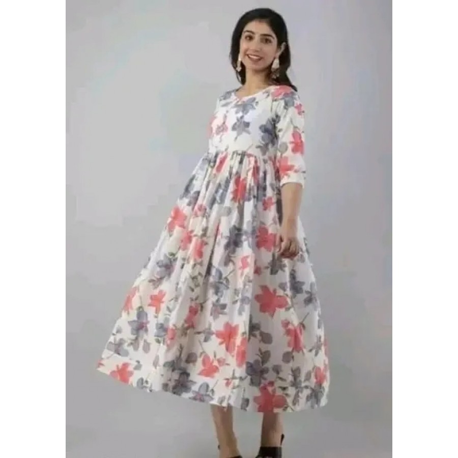 Fancy Rayon Gown For Women