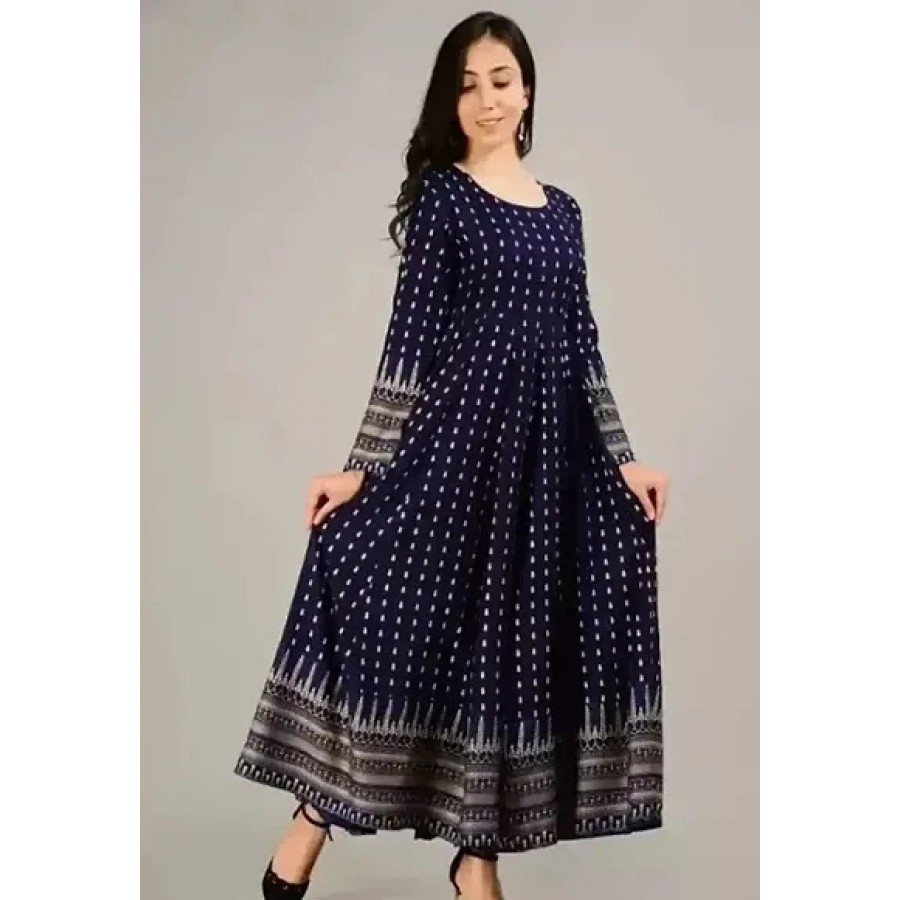 Fancy Viscose Rayon Ethnic Gowns For Women